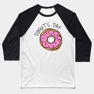 donuts day Baseball T-Shirt